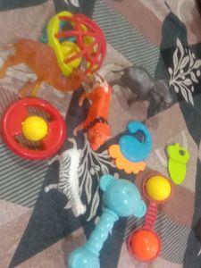 new born  and Toy Set