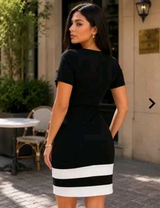 Chic Striped Sheath Dress