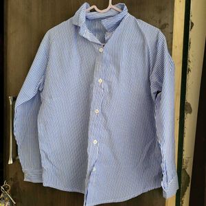 Blue Striped Women's Shirt