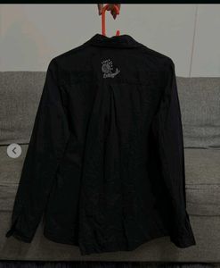 Desigual Black Embroidered Shirt