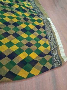 Checkered Pattern Saree