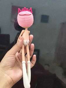 Cute Princess Doll with Pink Hair
