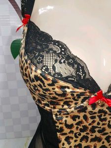 (700)Leopard Print Lingerie
