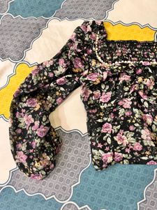 Floral Long Sleeve Top