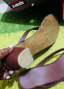 Stylish Brown Wedge Sandals