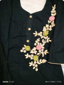Elegant Black Kurta Set