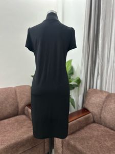 Chic Black &amp; White Print Dress