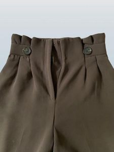Brown H&amp;M High Waist Paint