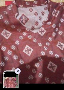 winter woolen Ethnic Print Kurta