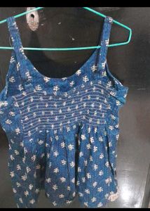 Stylish Blue Printed Kurta