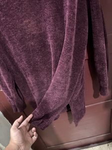 Cozy V-Neck Chenille Sweater