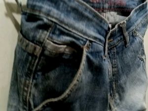 Men's Distressed Blue Jeans Levi'S