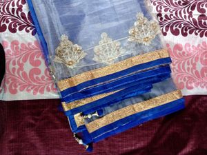 Brand new embroidered saree