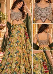 Stunning Floral Lehenga Choli Set