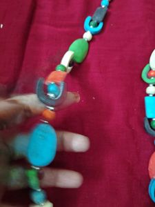 Colorful Beaded Statement Necklace