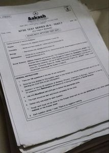 Ntse Test Papers From Aakash Institute