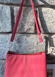 PRICE DROP Red/Maroon Sling Bag Cum Handbag