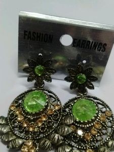 Green 💚 Earings