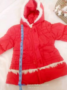 Cute Red Kids Puffer Jacket