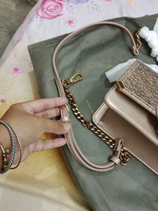 CHARLES &amp; KEITH Rose Gold Sling Bag