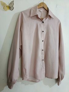 Blush Button-Down Shirt