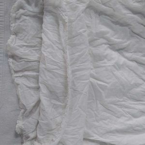 White Lace Trim Camisole Top