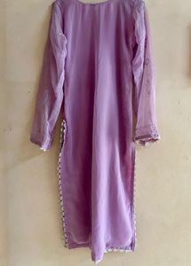 Beautiful Lavender Kurta Set
