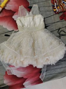 A kids party wear frock