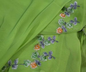 Elegant Green Saree