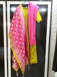 Heavy Dupata Work Wear 3 Peice Full Set