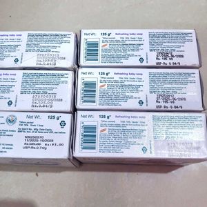 Pack of 6 Himalaya Refreshing Baby Soap, 125g EACH