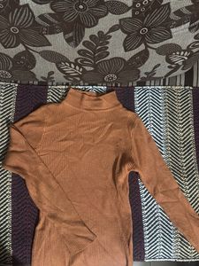 Ribbed Turtleneck Sweater