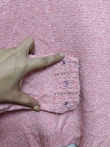 Sparkling Rose Knit Sweater