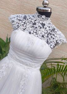 Elegant White Gown