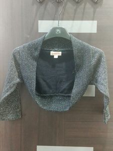Girls Shrug Shimmery Party Wear
