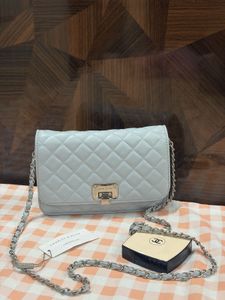 Quilted Chain Sling Bag
