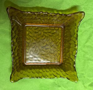 🆕Serving Small Square Plate Clear Glass
