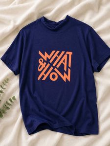 Navy Blue Graphic T-Shirt