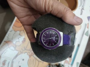 Helix Timex Purple Watch