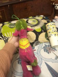 Cute Plush Pink Animal Toy