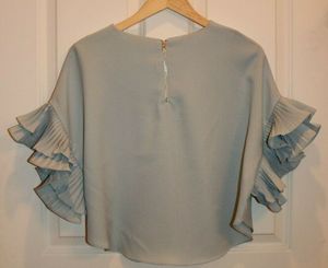 Pleated Sleeve Top