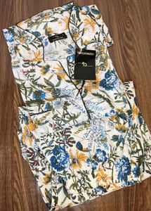 Women Floral Print Nightsuit
