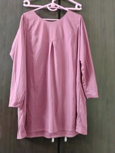 Solid Mauve (onion pink) stretchable top