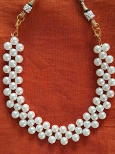 Handmade Pearl Bead choker necklace