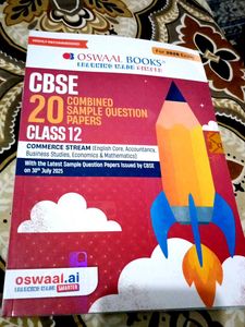 Oswaal Books CBSE Class 12 Commerce Sample Papers