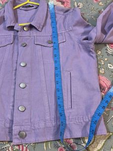 Lavender Denim Jacket