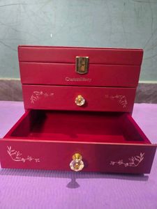 Red Jewelry Box with Mirror