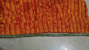 Orange &amp; Yellow Striped Blouse
