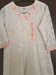 Heavy Embroidered Anarkali with Dupatta M