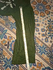Stylish Green Textured Button-Up Top